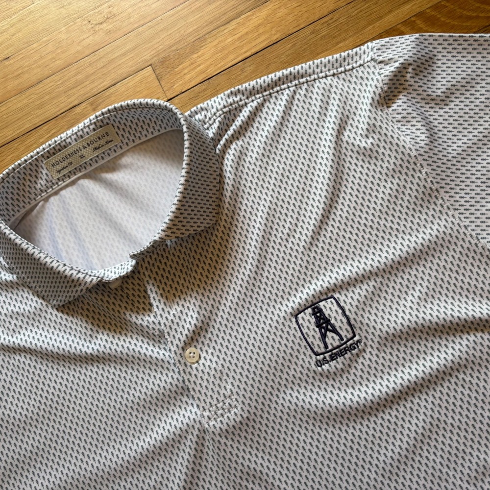 Holderness & Bourne Signature Fit Polo Forrest Shirt Ivy Mens XL Logo Golf Prep
